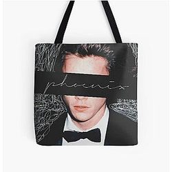 River Phoenix Over Print Tote Bag