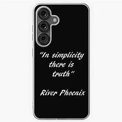River Phoenix Quote in Simplicity Samsung Galaxy Soft Case