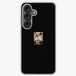 River Phoenix with dog Samsung Galaxy Soft Case