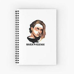 River Phoenix Spiral Notebook