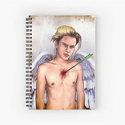 Falling Angel River Phoenix Spiral Notebook