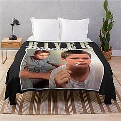 River Phoenix Throw Blanket