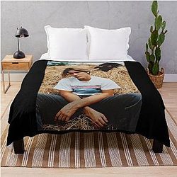 River Phoenix with Dog Throw Blanket