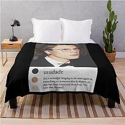 Gifts For Women River Phoenix Saudade And When I Look At You Throw Blanket