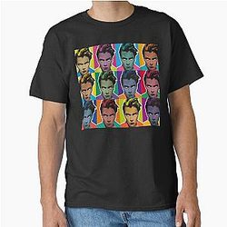 Mosaico de River Phoenix Estilo Pop Art Classic T-Shirt