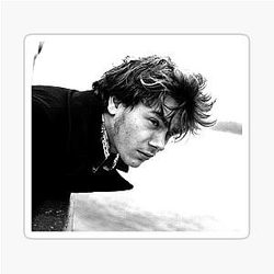 River Phoenix on the set of My Own Idaho Sticker