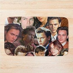 River Phoenix Photo Collage Bath Mat
