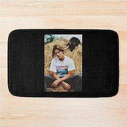 River Phoenix Dog Classic T-Shirt Bath Mat