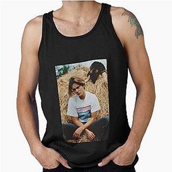River Phoenix with Dog  Tank Top