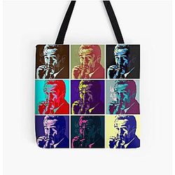 Robert De Niro Jimmy Conway Goodfellas Warhol All Over Tote Bag