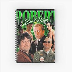 Robert De Niro Vintage Spiral Notebook