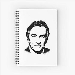 Robert De Niro Pop Art Portrait Notebook