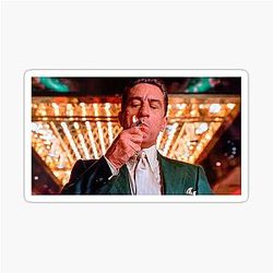 Robert De Niro Smoking Sticker