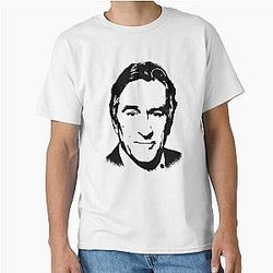 Robert De Niro Pop Art Classic Portrait T-Shirt
