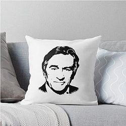Robert De Niro Pop Art Portrait Throw Pillow