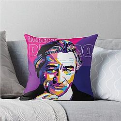Robert de Niro in WPAP Style Throw Pillow