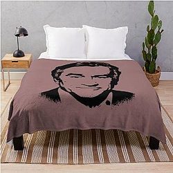 Robert De Niro Pop Art Portrait Throw Blanket