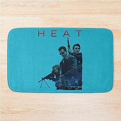 HEAT Movie Poster Al Pacino Robert De Niro Trending Bath Mat