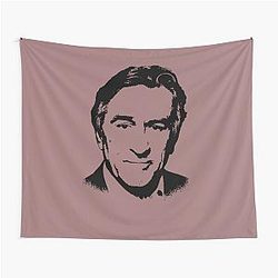 Robert De Niro Pop Art Portrait Tapestry