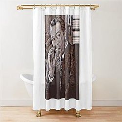 Robert De Niro Tees, Robert De Niro Retro Shirt, Travis Gift Shower Curtain