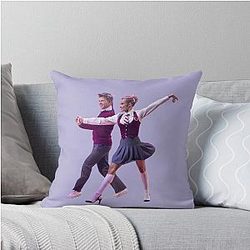 Robert Irwin and Witney Carson Wicked Night DWTS Throw Pillow