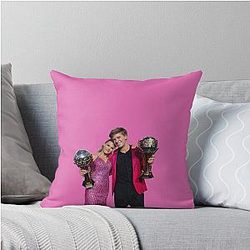 Robert Irwin and Witney Carson DWTS Season 34 Winners Throw Pillow