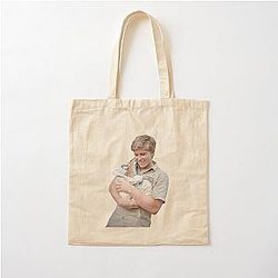 Robert Irwin Baby Kangaroo Cotton Tote Bag