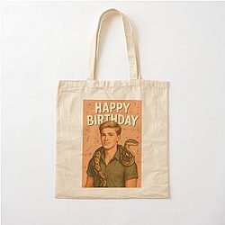 Robert Irwin Happy Birthday Celebration with Snake Cotton Tote Bag
