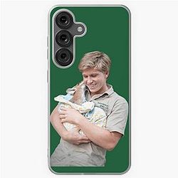 Robert Irwin with a Baby Kangaroo Soft Case for Samsung Galaxy