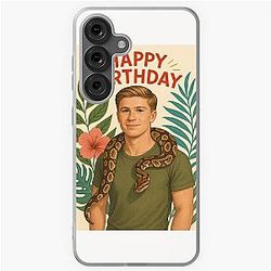 Robert Irwin with a Snake Birthday Greeting Samsung Galaxy Case