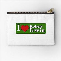 I Love Robert Irwin Zipper Pouch