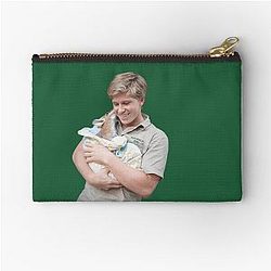Robert Irwin with a Baby Kangaroo Pouch