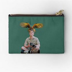Robert Irwin with a Parrot Pouch