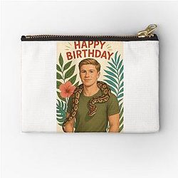 Robert Irwin with Snake Birthday Zipper Pouch