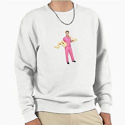 Robert Irwin Pink Snake Pullover Sweatshirt