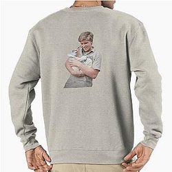 Robert Irwin with a Baby Kangaroo Sweatshirt