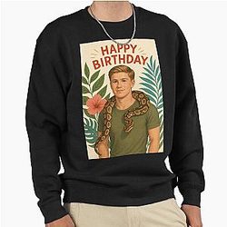 Robert Irwin with Snake Birthday Pullover Sweatshirt
