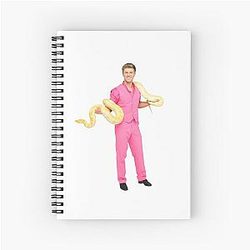 Robert Irwin Suite Snake DWTS Spiral Notebook