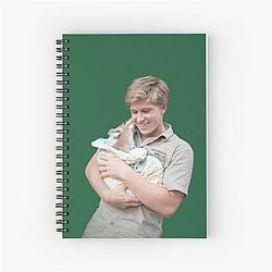 Robert Irwin with a Baby Kangaroo Notebook