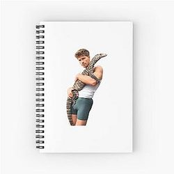 Robert Irwin Lizard Spiral Notebook