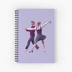 Robert Irwin and Whitney Carson Wicked Night DWTS Spiral Notebook