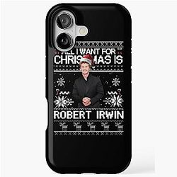 Ugly Christmas Robert Irwin Funny Wildlife Holiday Sweater Australian Conservationist iPhone Tough Case