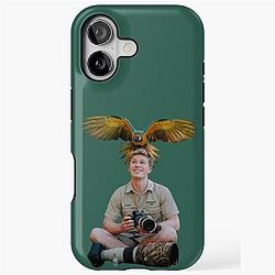 Robert Irwin with a Parrot iPhone Case