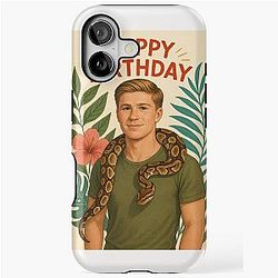 Robert Irwin with Snake Birthday iPhone Case