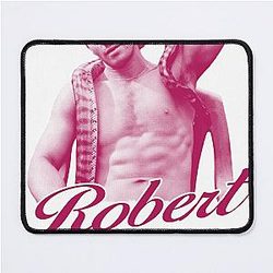 Robert Irwin Retro Portrait Mouse Pad