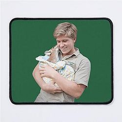 Robert Irwin with a Baby Kangaroo mouse pad