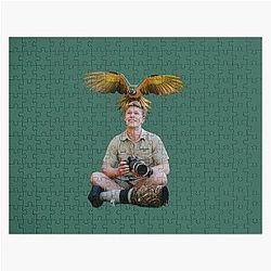 Robert Irwin with a Parrot Jigsaw Puzzle