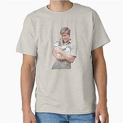 Robert Irwin with Baby Kangaroo Classic T-Shirt