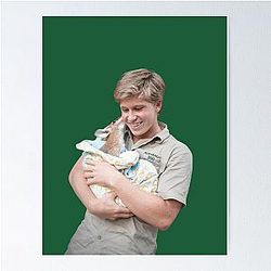 Robert Irwin with a Baby Kangaroo