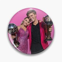 Robert Irwin and Witney Carson DWTS Season 34 Winners Pin